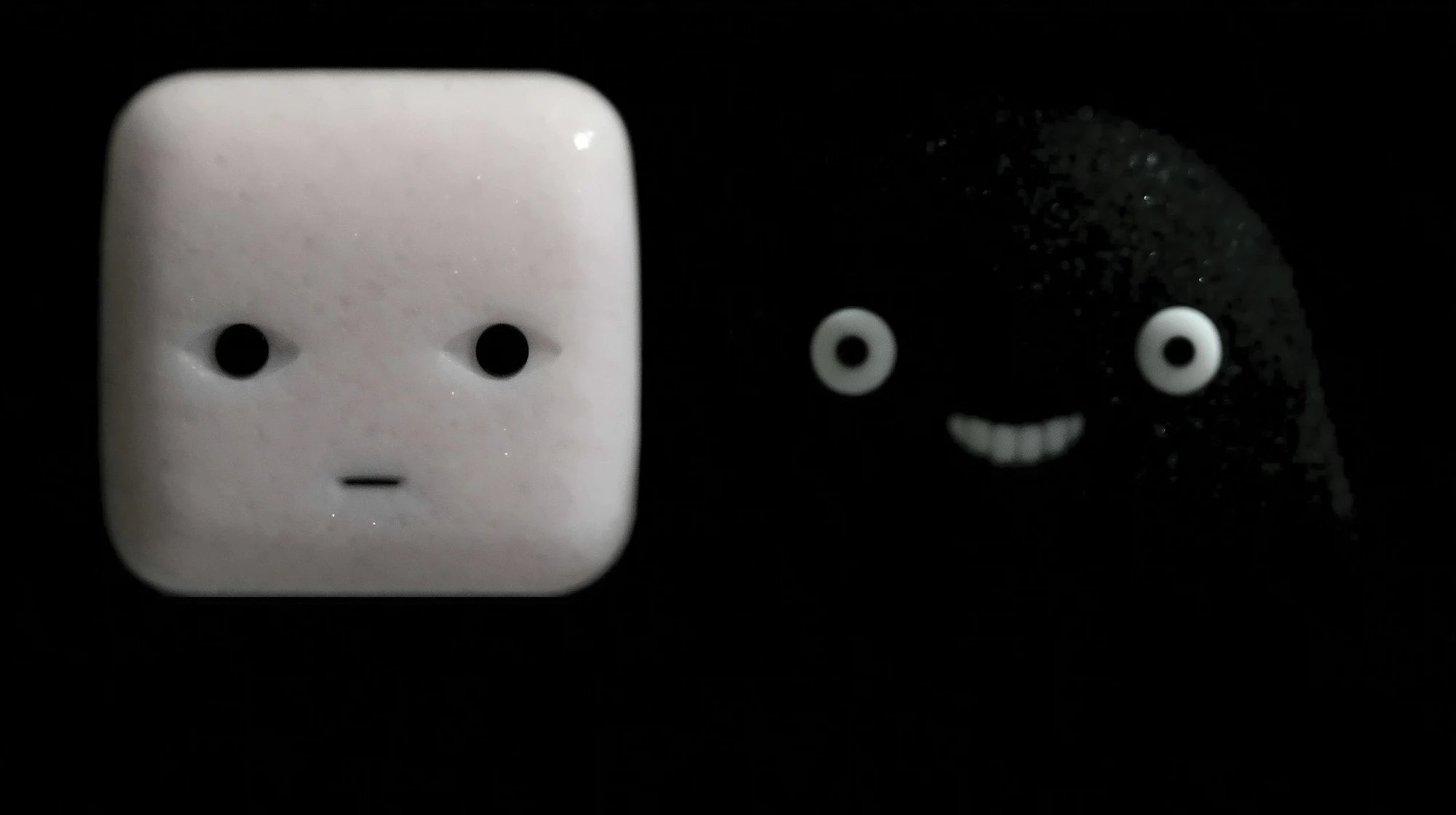 Gentle and Monster — the two studio characters